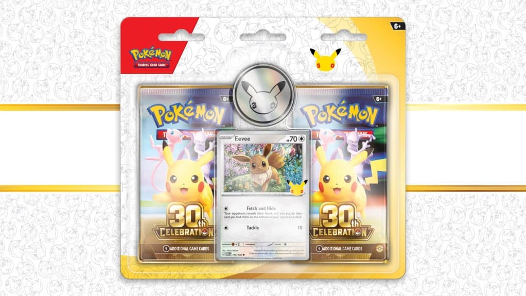 Pokemon 30th Celebration 2-Pack Blister - Eevee - Engels uit 30th Celebration productfoto