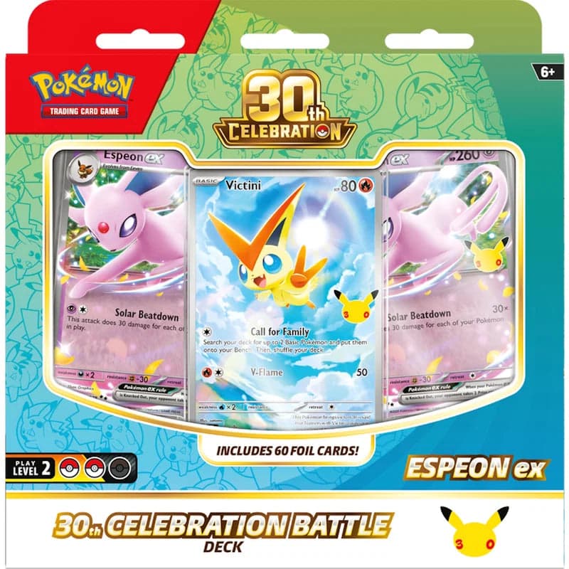 Pokemon 30th Celebration Battle Deck - Espeon ex - Engels uit 30th Celebration productfoto