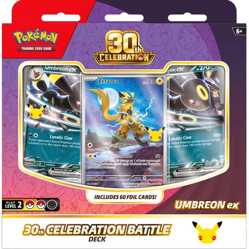 Pokemon 30th Celebration Battle Deck - Umbreon ex - Engels uit 30th Celebration productfoto