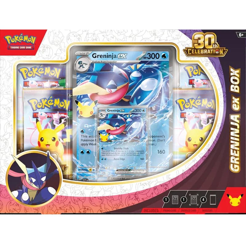 Pokemon 30th Celebration Greninja ex Box - Engels uit 30th Celebration productfoto