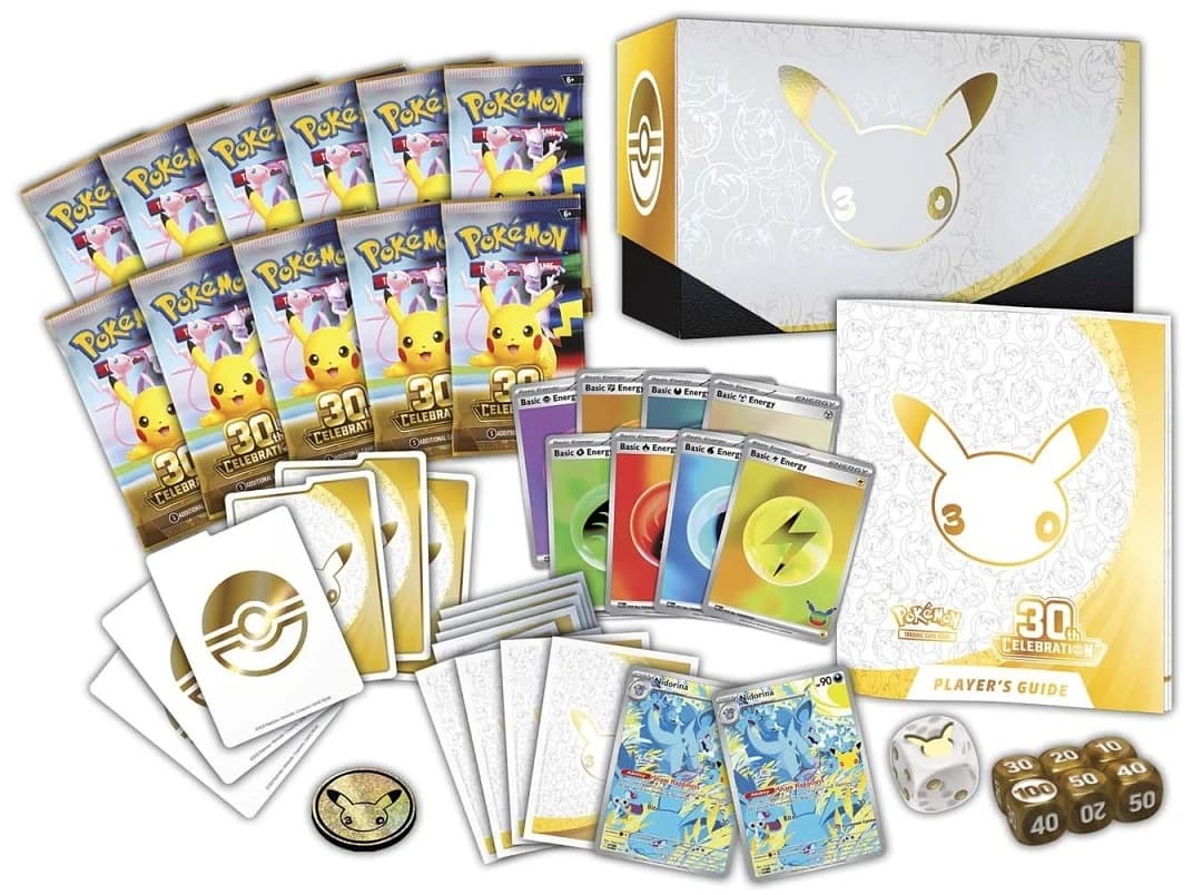 Referentieafbeelding Pokemon 30th Celebration Pokemon Center Elite Trainer Box - Engels uit 30th Celebration productfoto