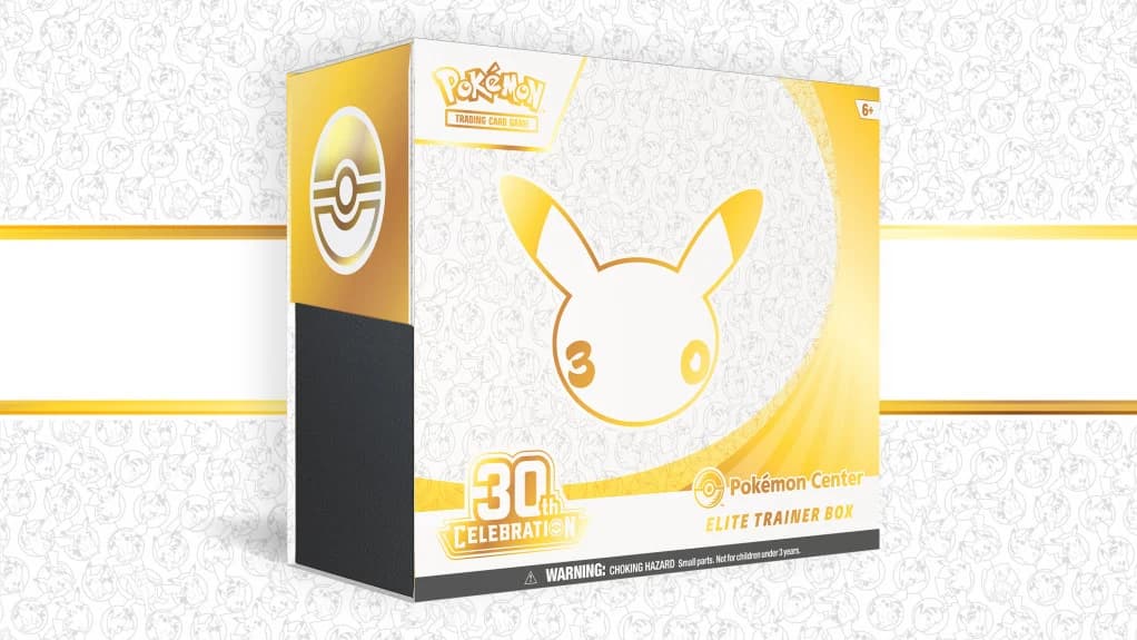 Pokemon 30th Celebration Pokemon Center Elite Trainer Box - Engels uit 30th Celebration productfoto